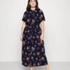 Vero Moda Curve Vmeasy Long - Blousejurk - Darkblue