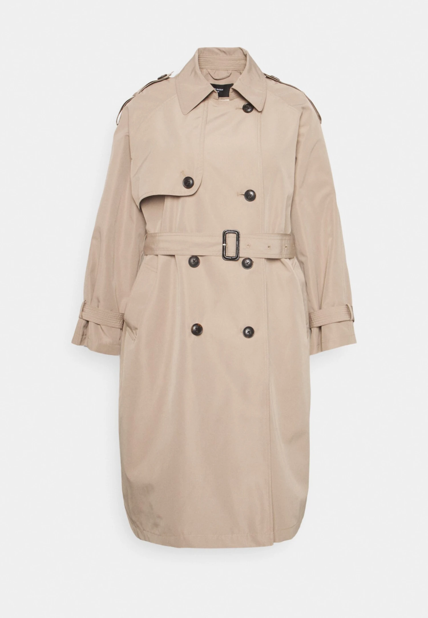 Vero Moda Curve Vmramonna - Trenchcoat - Silver Mink 3 Vero Moda Curve Vmramonna - Trenchcoat - Silver Mink