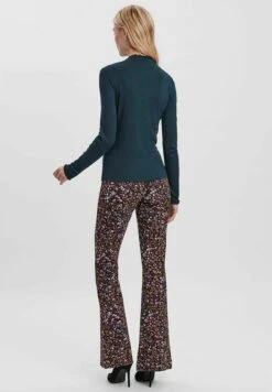 Vero Moda Vmvio L S High NeckGa Noos - Longsleeve - Evergreen -Vero Moda Winkel ab83172eb1dc4da0b78dfaa706d89be5