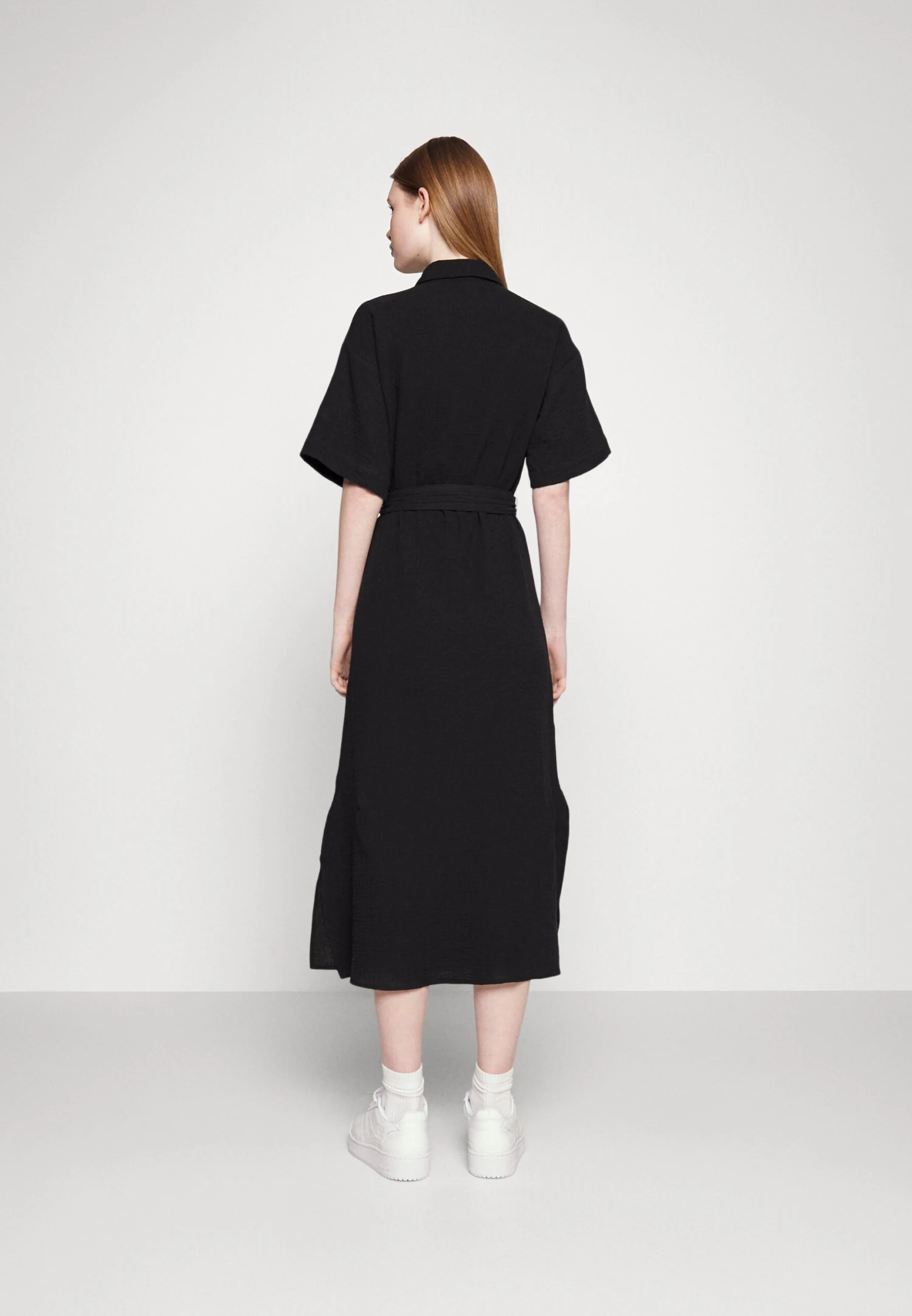 Vero Moda Vmnatali Nia 2/4 CalfWvn - Blousejurk - Black 5 Vero Moda Vmnatali Nia 2/4 CalfWvn - Blousejurk - Black - Afbeelding 3