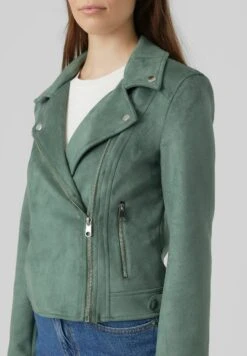 Vero Moda Imitatieleren Jas - Dark Forest -Vero Moda Winkel ae4be5e2ab7e4770bc731374d0d3662a