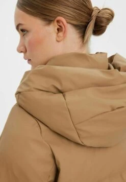 Vero Moda Vmnoe Long Coated Boos - Winterjas - Tigers Eye -Vero Moda Winkel af78edcdfb034cb2a959639edf599172