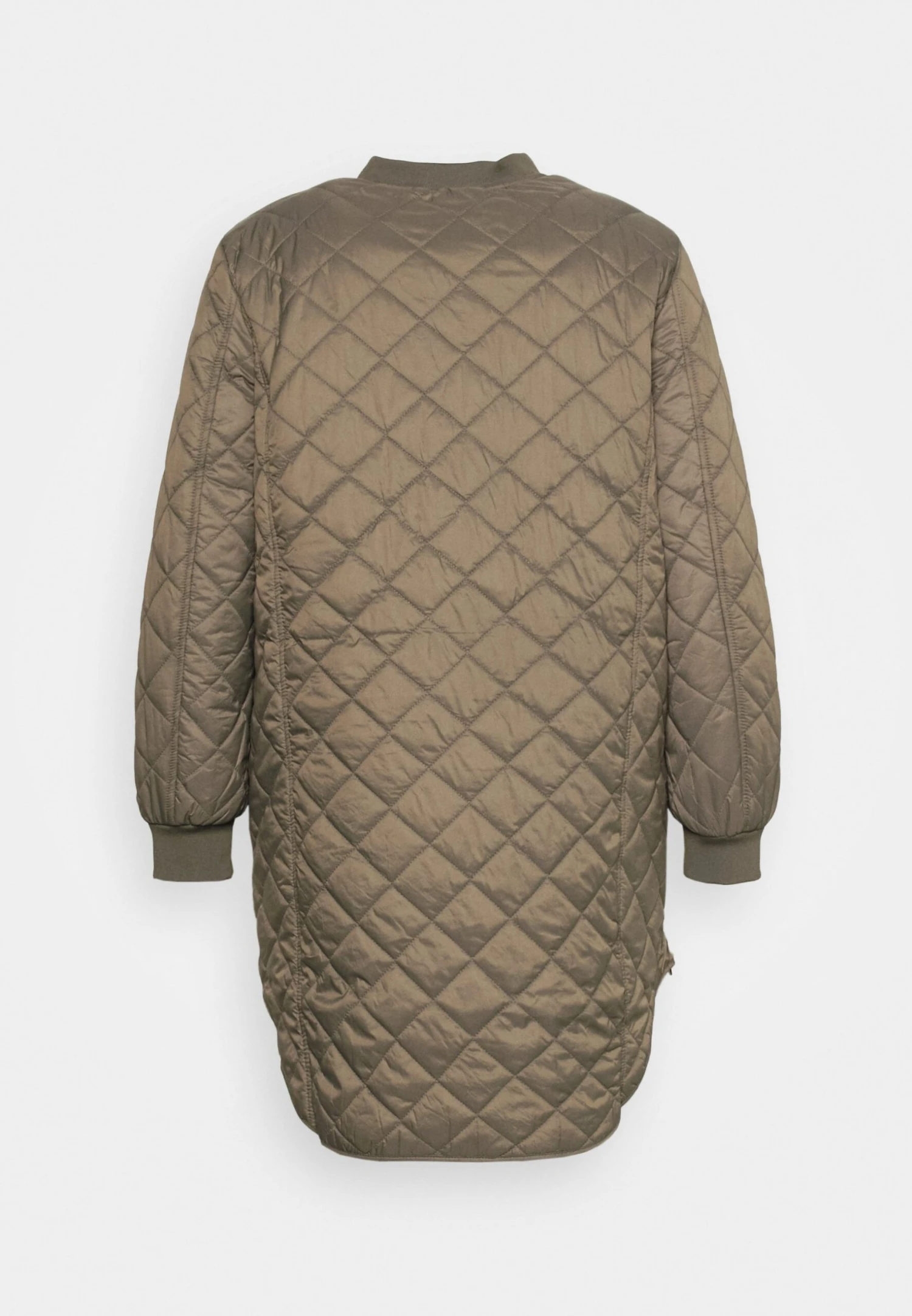 Vero Moda Curve Vmhayle Jacket - Halflange Jas - Bungee Cord 4 Vero Moda Curve Vmhayle Jacket - Halflange Jas - Bungee Cord - Afbeelding 2