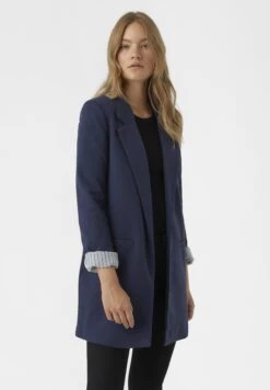 Vero Moda Langer - Halflange Jas - Navy Blazer