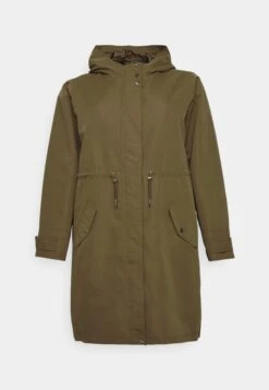Vero Moda Curve Vmeverly Coat Cur - Parka - Capers -Vero Moda Winkel b23058d12f134a32adb43a6873e737ae