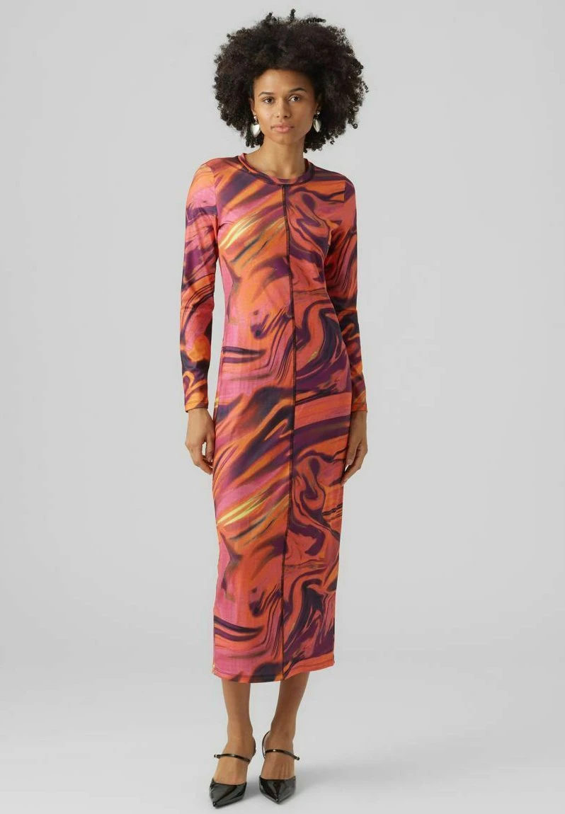 Vero Moda Jurk - Sun Orange 3 Vero Moda Jurk - Sun Orange