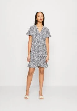 Vero Moda Vmhenna Wrap Frill- Jurk - Ombre Blue