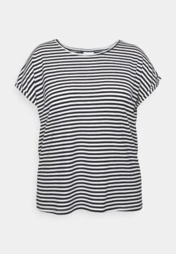 Vero Moda Curve Vmaya Plain Curve - T-Shirt Print - Black/Pristine -Vero Moda Winkel b5594a24cecd483984f38988cf74138d