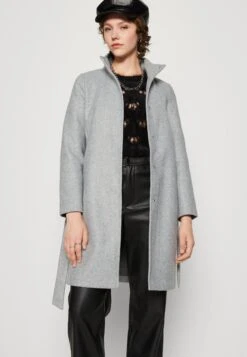 Vero Moda Vmpopally Coat - Mantel - Light Grey Melange -Vero Moda Winkel b70e1aa2ec8c4ff7ada414304849f78a