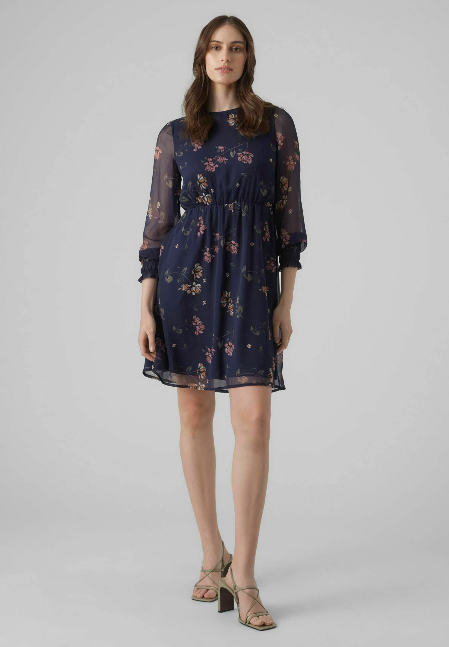 Vero Moda Mini Langärmeliges - Jurk - Navy Blazer 4 Vero Moda Mini Langärmeliges - Jurk - Navy Blazer - Afbeelding 2