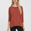 Vero Moda 3/4 Ärmeliges - Longsleeve - Henna -Vero Moda Winkel b8238357a47347c18846a2d13572b700