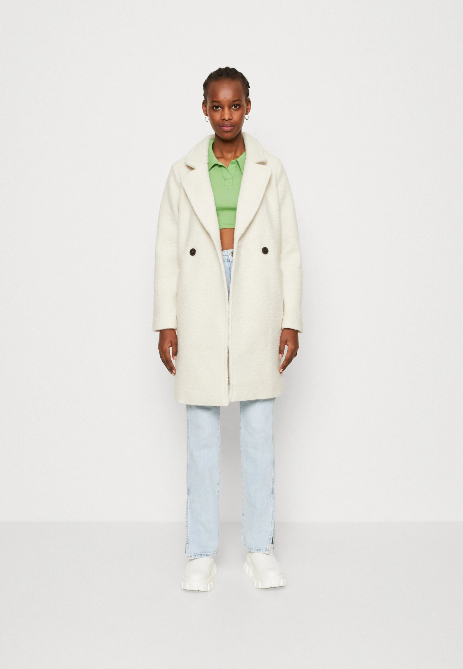 Vero Moda Vmgabriellaholly Coat - Mantel - Birch 4 Vero Moda Vmgabriellaholly Coat - Mantel - Birch - Afbeelding 2