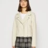 Vero Moda Vmpop Short Biker Jacket - Lichte Jas - Oatmeal Melange -Vero Moda Winkel bb27cd3791e141cbb51a1ff741d964db