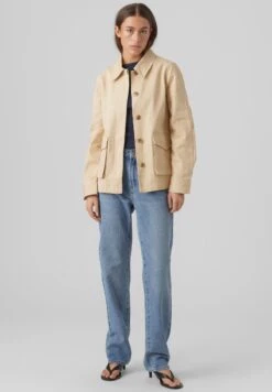 Vero Moda Vmmathilde Utility Jacket - Lichte Jas - Semolina -Vero Moda Winkel bcd62e4853ef40018faab6ef3488501a