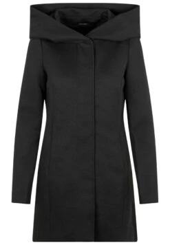 Vero Moda Curve Vmverodona Curve Noos - Halflange Jas - Black