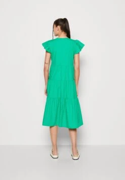 Vero Moda Vmjarlotte Calf Slit Dress- Jurk - Bright Green -Vero Moda Winkel be6d016ed7ca4b26afe40143d4e17a6a