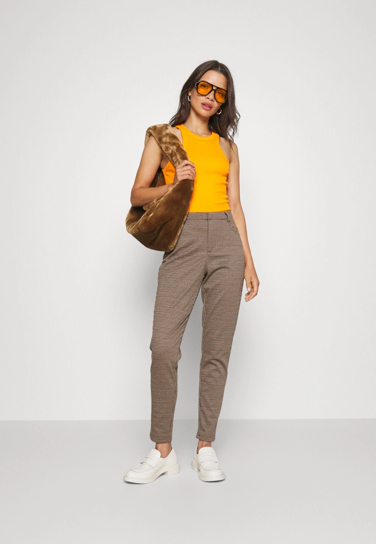 Vero Moda Petite Vmella - Legging - Tan/Black 4 Vero Moda Petite Vmella - Legging - Tan/Black - Afbeelding 2