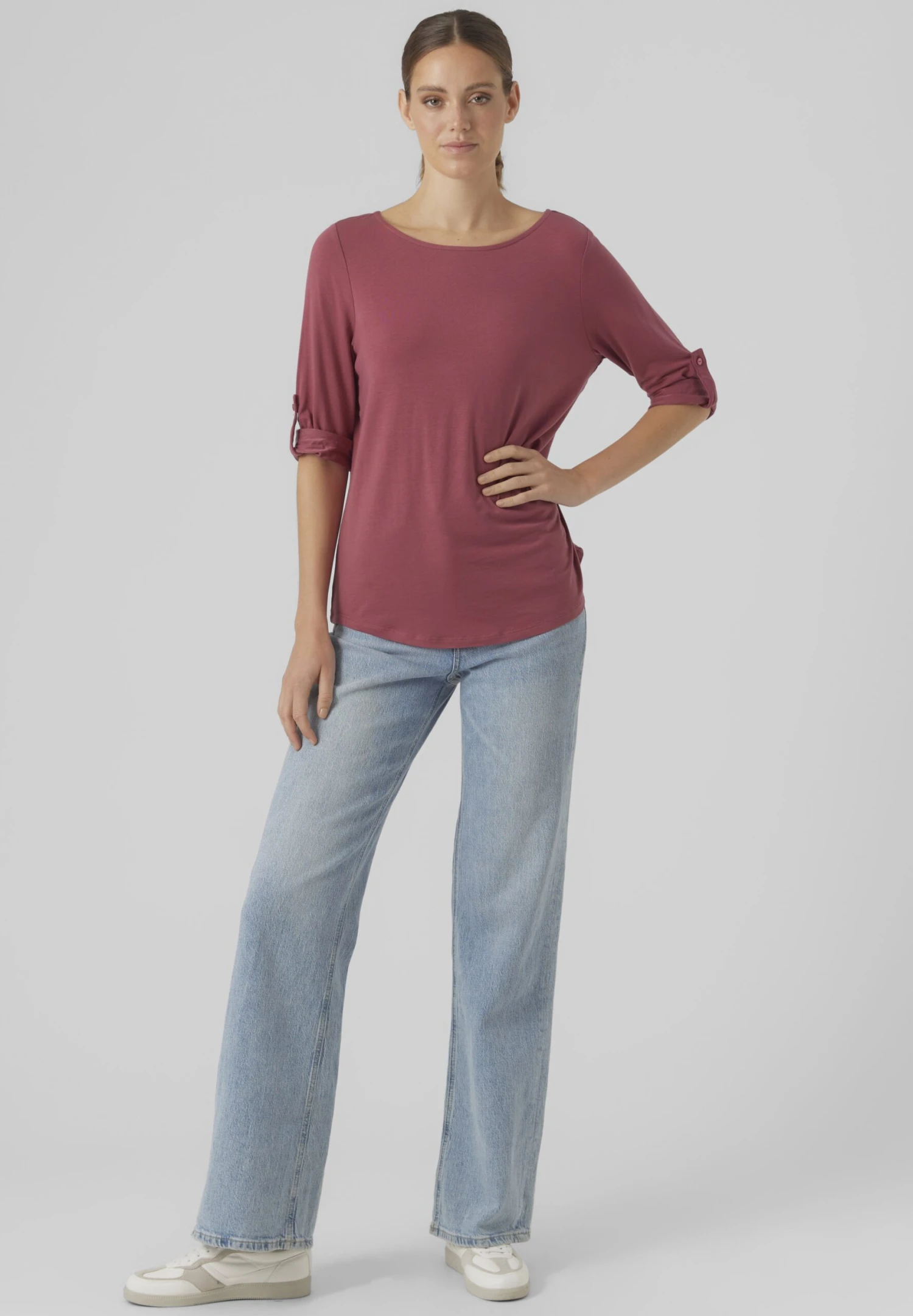 Vero Moda Longsleeve - Dry Rose 4 Vero Moda Longsleeve - Dry Rose - Afbeelding 2