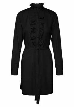 Vero Moda Mini Gerüschtes- Jurk - Black -Vero Moda Winkel c3b9bca453ac4afb8a81df427cbb3782