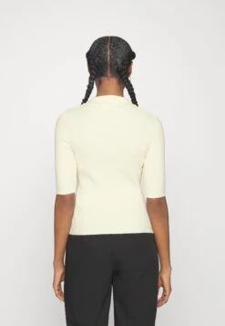 Vero Moda Petite Vmholly Polo - T-Shirt Basic - Birch -Vero Moda Winkel c42781f5709d422180cc409420dcc005