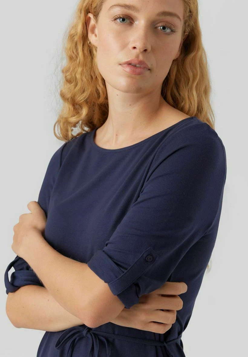 Vero Moda Mini - Jerseyjurk - Navy Blazer 6 Vero Moda Mini - Jerseyjurk - Navy Blazer - Afbeelding 4