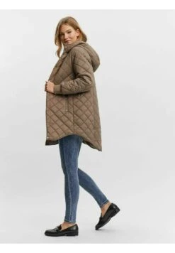 Vero Moda Tepp - Mantel - Mottled Brown, Brown -Vero Moda Winkel c595b50c099a42e4af61122399b06b40
