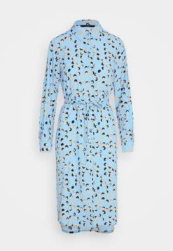 Vero Moda Vmnya Catch Calf Shirt Dress - Blousejurk - Little Boy Blue/Nuna -Vero Moda Winkel c61e879c18e74463a1d61b401c062eb5