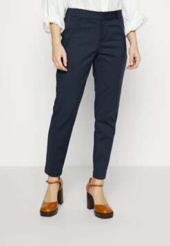 Vero Moda Petite Vmvictoria Ankle Pants - Broek - Navy Blazer