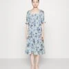 Vero Moda Petite Vmluca Calf Smock Dress - Jurk - Skyway