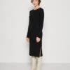 Vero Moda Vmlefile Boatneck Calf Dress - Gebreide Jurk - Black -Vero Moda Winkel cc20060965124c59b6360447dae27ae5