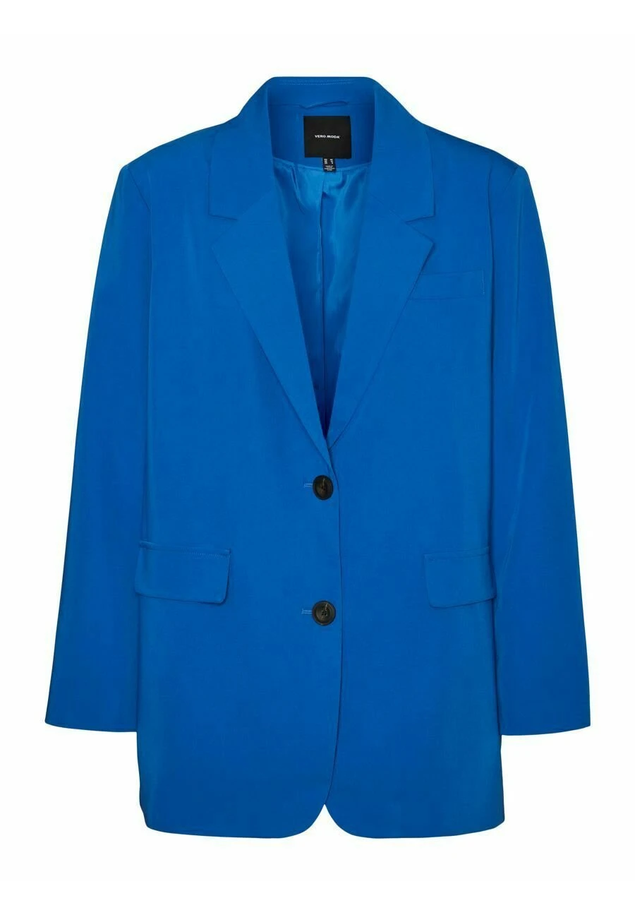 Vero Moda Halflange Jas - Princess Blue 7 Vero Moda Halflange Jas - Princess Blue - Afbeelding 5