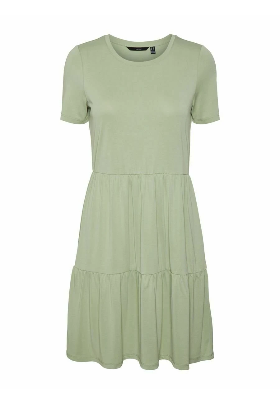 Vero Moda Filli Calia - Jerseyjurk - Reseda 3 Vero Moda Filli Calia - Jerseyjurk - Reseda