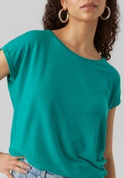 Vero Moda Vmava Plain Ss Gajrs Noos - T-Shirt Basic - Alhambra -Vero Moda Winkel cd1fd519381f469098ba44eece8beb3f