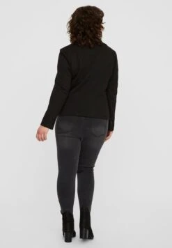 Vero Moda Curve Vmjulia Ls Dnm Curve - Blazer - Black -Vero Moda Winkel cd428358e5bf427fb3b7ecad4a937b8d