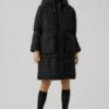 Vero Moda Mantel - Winterjas - Black