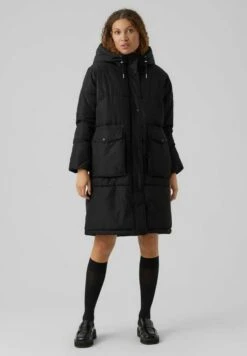 Vero Moda Mantel - Winterjas - Black