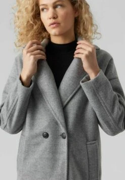 Vero Moda Mantel - Light Grey Melange -Vero Moda Winkel cf137992094048ecadfded89147d9963