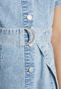 Vero Moda Petite Vmsayla Belt Dress - Spijkerjurk - Light Blue -Vero Moda Winkel cf512c356082441f8dc16aa9aa3a1cb3