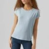 Vero Moda Vmava Plain Ss Gajrs Noos - T-Shirt Basic - Skyway -Vero Moda Winkel cf7bde35a6704aae9463d41d3ec98ea8