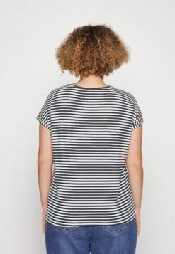 Vero Moda Curve Vmaya Plain Curve - T-Shirt Print - Black/Pristine -Vero Moda Winkel cf9c653314874bc489d33f71ad67ffba