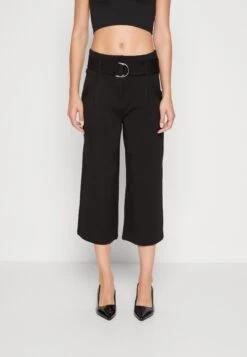 Vero Moda Vmbailey Paperbag Wide Belt Culotte - Broek - Black