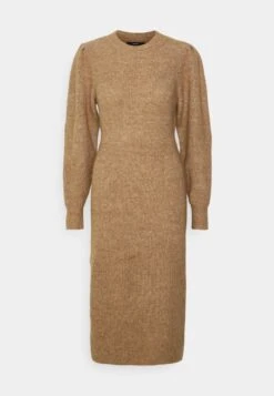 Vero Moda Vmvilla O Neck Dress- Gebreide Jurk - Tigers Eye Melange -Vero Moda Winkel d3e6cdeee25243d1a4da034b8ac6f515