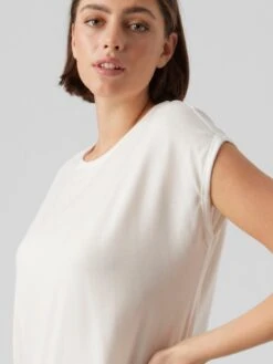 Vero Moda Vmava Plain Ss Gajrs Noos - T-Shirt Basic - Snow White -Vero Moda Winkel d52629bd67914395b6cbfdf8856b8541