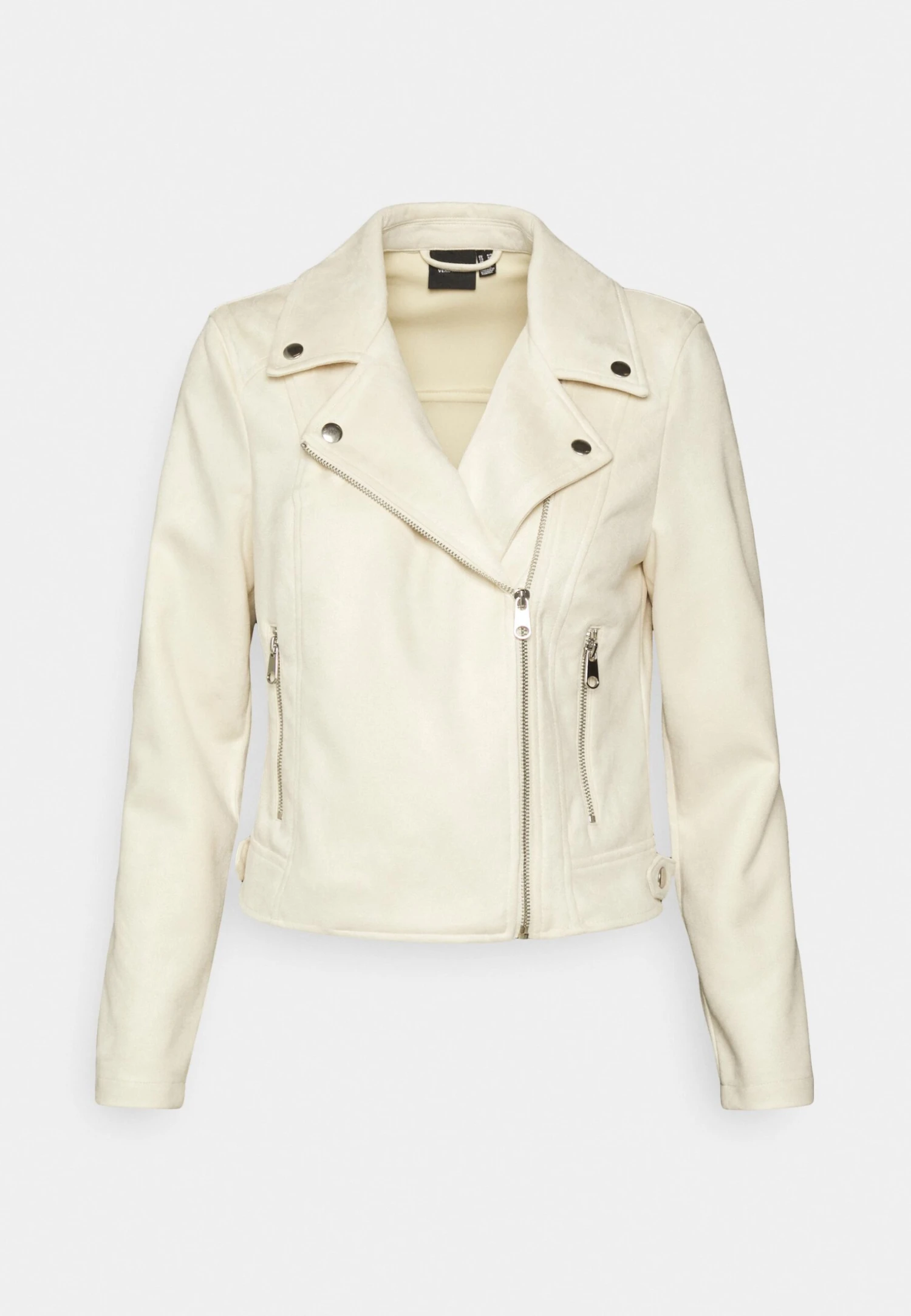 Vero Moda Petite Vmjose Short Jacket - Imitatieleren Jas - Birch 7 Vero Moda Petite Vmjose Short Jacket - Imitatieleren Jas - Birch - Afbeelding 5