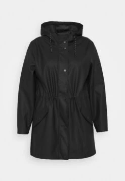 Vero Moda Curve Vmmalou Coated Jacket - Parka - Black -Vero Moda Winkel d9b38244d4b543c48cdd1f4b7009d668