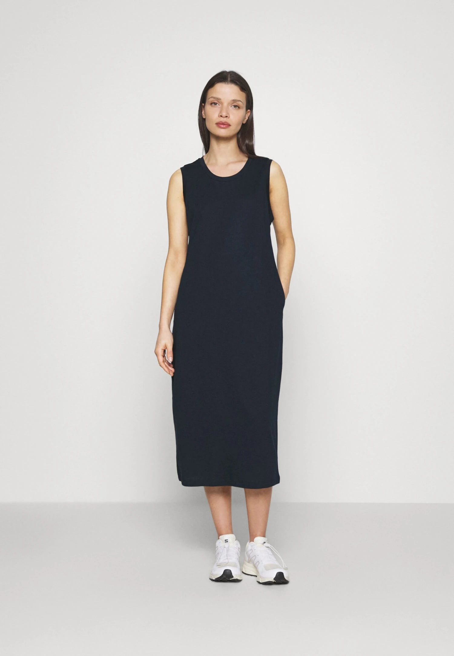 Vero Moda Petite Vmcelena Calf Dress - Jerseyjurk - Navy Blazer 3 Vero Moda Petite Vmcelena Calf Dress - Jerseyjurk - Navy Blazer