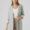 Vero Moda Langer - Halflange Jas - Light Grey Melange -Vero Moda Winkel dbab44825b0e4bdab7caaaacbe1aa5e2