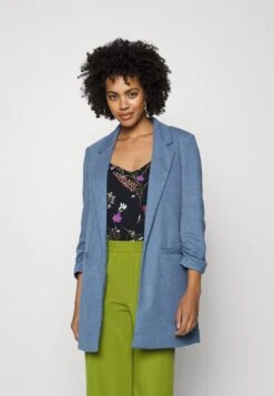 Vero Moda Vmrica Long Blazer - Halflange Jas - China Blue