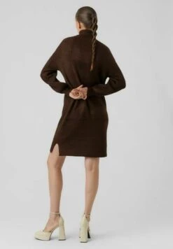Vero Moda Gebreide Jurk - Coffee Bean -Vero Moda Winkel dcd9db9ab8614c3abe839a549d7d5c01