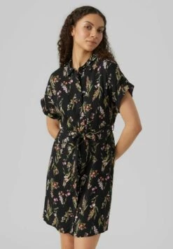 Vero Moda Mini - Blousejurk - Black